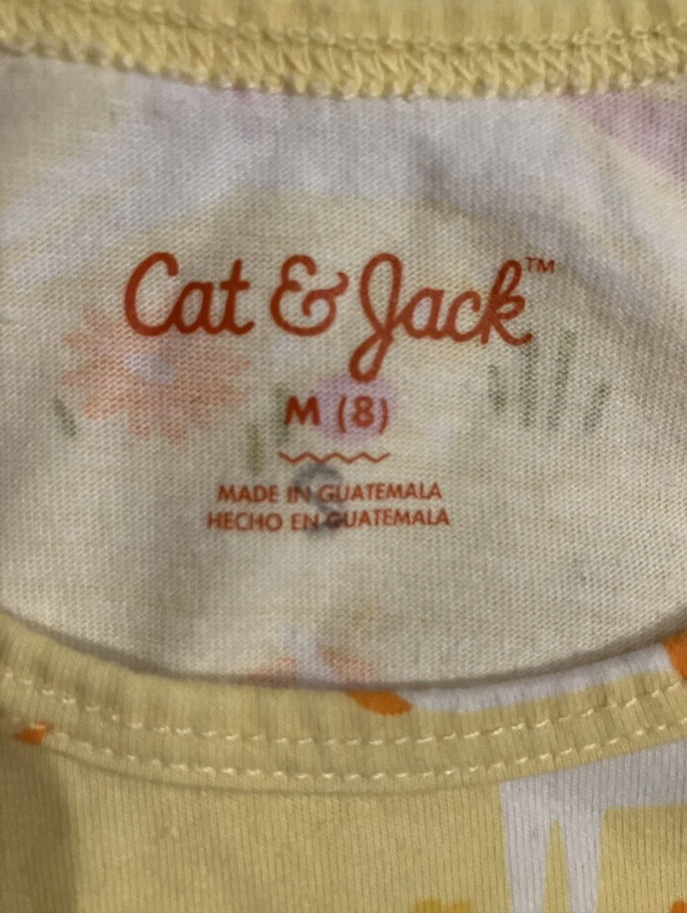 $2 If Bundled. Cat & Jack Pale Yellow Unicorn Print Tank
